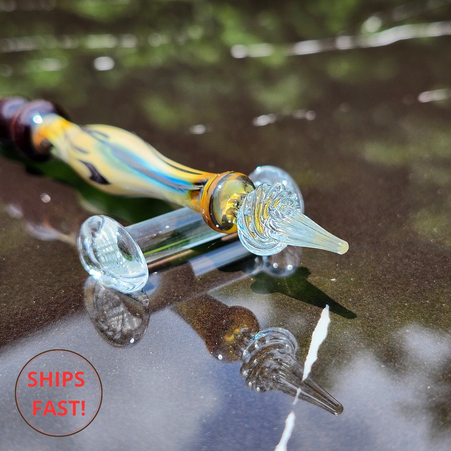 One-of-a-kind handmade dip pen inspired by the film Solaris