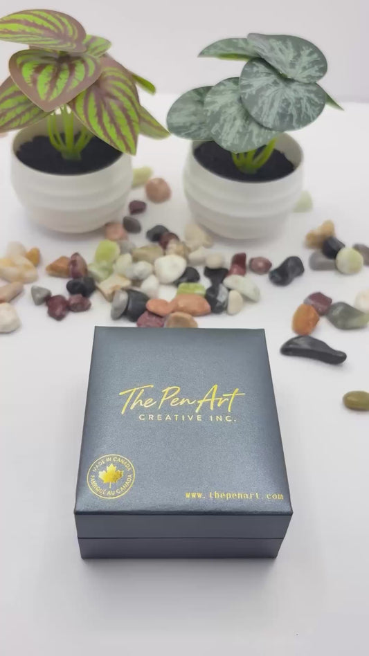 Desert Canyon Glass Pendant & Earrings Set – Handmade Earth Tone Jewelry Gift