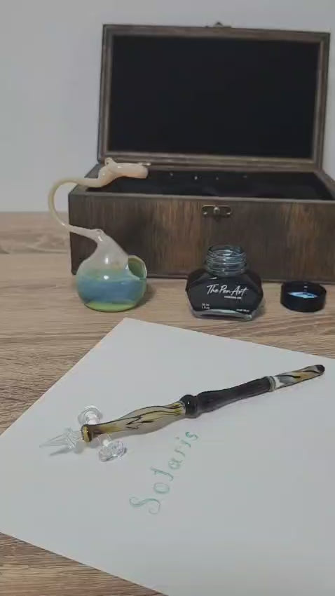 Solaris pen set for anniversary or personalized literary gift