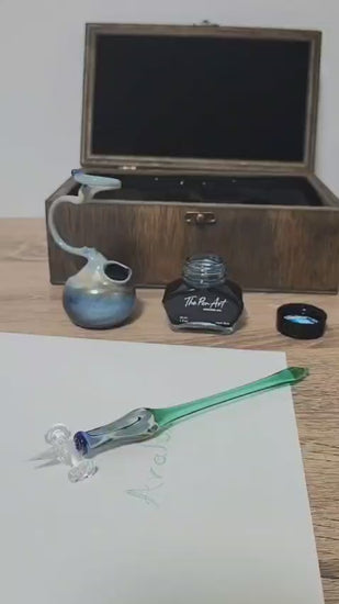 One-of-a-kind dip pen inspired by Arthurian legend
