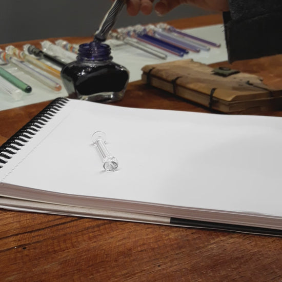 Elegant graduation gift – timeless handmade writing set