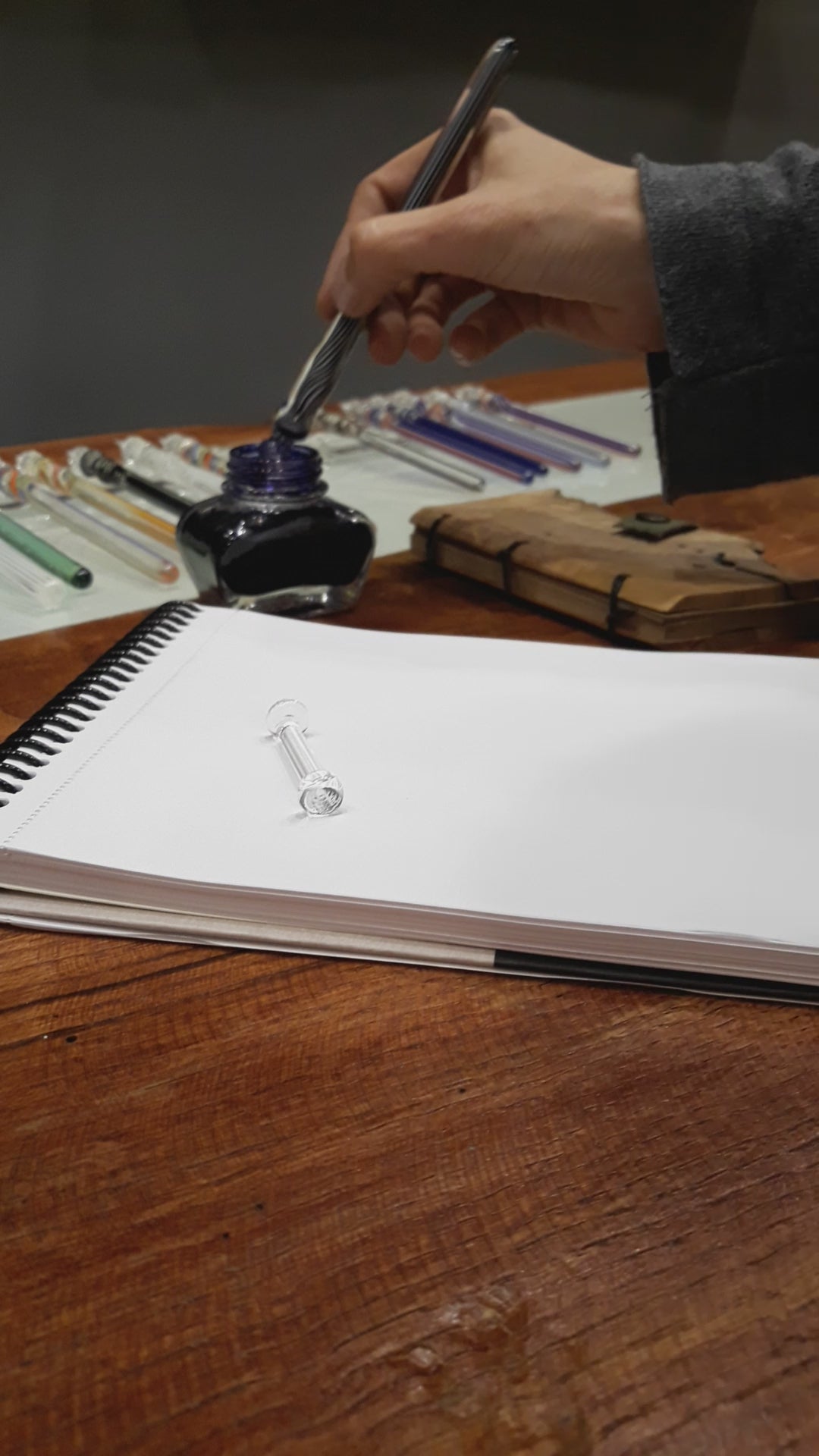 Elegant graduation gift – timeless handmade writing set