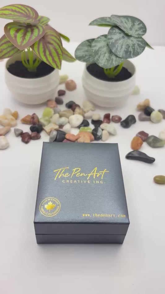 Ocean Blue Glass Jewelry Set – Handmade Teardrop Pendant & Earrings Ocean Gift